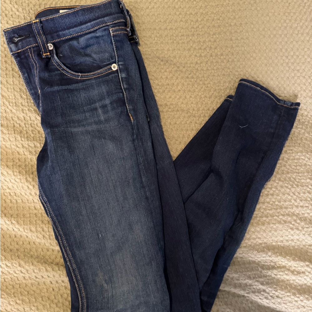 rag & bone Dark Indigo Skinny Jeans
